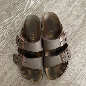 Brown Birkenstocks size 37